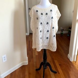 Lauren Conrad xl swim coverup top